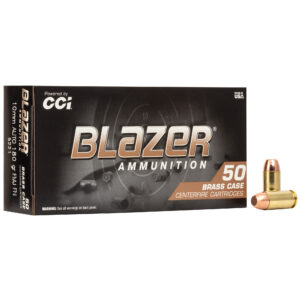 Blazer 10mm 180GR FMJ - 50RD Box