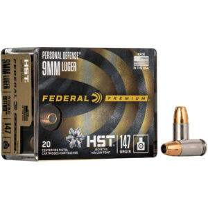Federal HST 9mm 147GR JHP - 20RD Box