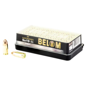 Belom 9mm 124GR FMJ - 50RD Box